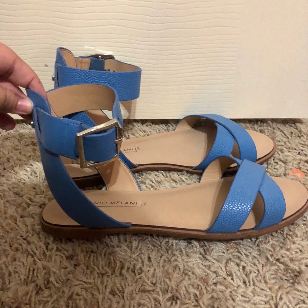 Electric Blue Ankle Sandal